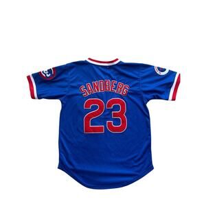 Mitchell & Ness 1984 RIP Ryne Sandberg Chicago Cubs Jersey 50 Cooperstown MLB